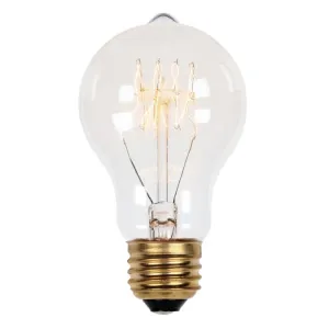 Westinghouse 0413500 60 Watt Incandescent A19 Decorative Clear - 2200 Kelvin - Warm White - E26-Medium Base - 120 Volt - Card