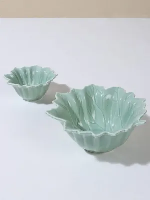 Westside Home Mint Leaf Large Bowl