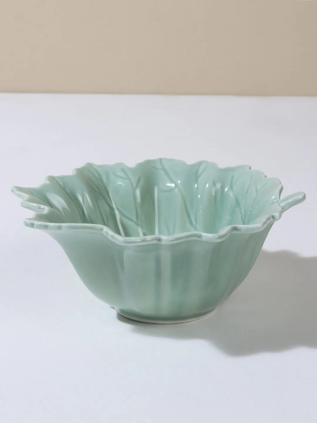 Westside Home Mint Leaf Large Bowl